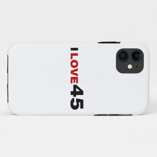 Coques Case-Mate iPhone I Love 45 (Dos (Horizontal))