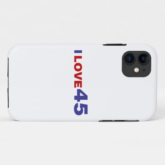 Coques Case-Mate iPhone I Love 45 (Dos (Horizontal))