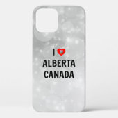 Coques Case-Mate iPhone I Love Alberta, Canada (Verso)