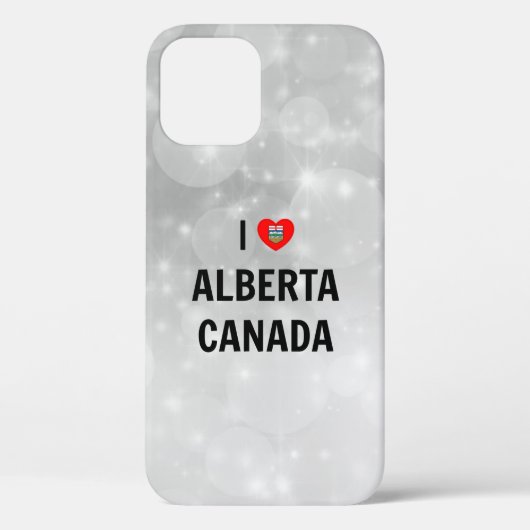 Coques Case-Mate iPhone I Love Alberta, Canada (Verso)