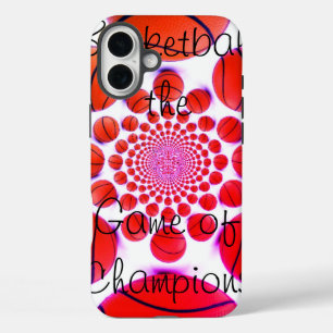 iPhone 16 Plus Case I Love Basketball : The Game of Champions Art Prin