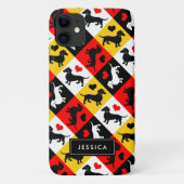 Coques Case-Mate iPhone I Love Dachshunds Cute Doxie Motif (Dos)