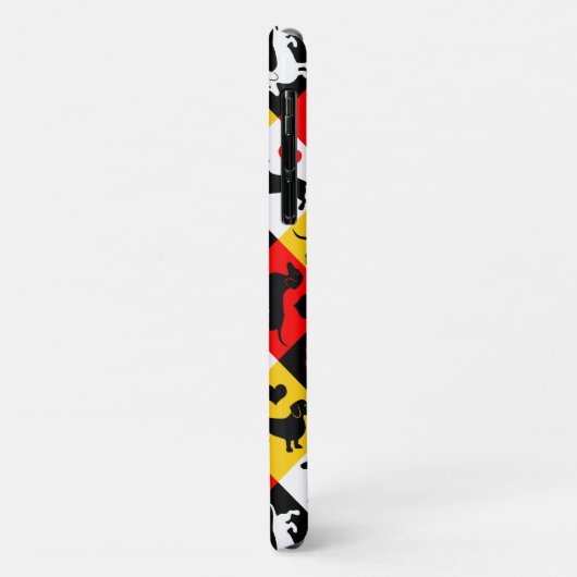 Coques Case-Mate iPhone I Love Dachshunds Cute Doxie Motif (Dos/Gauche)