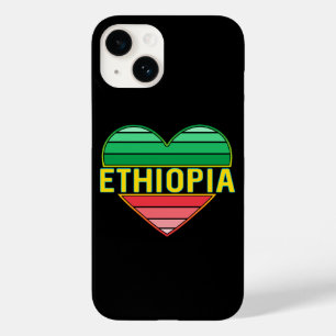 Coque Pour iPhone 14 I Love Ethiopia, Ethiopian Heart