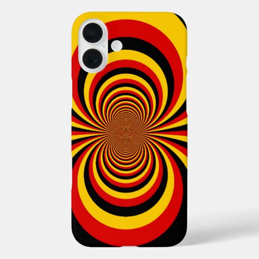 Coques Case-Mate iPhone I Love Germany National Flag Colors Art Print (Verso)