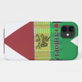 Coques Case-Mate iPhone I Love Heart Ethiopie : Drapeau Art Motif (Dos (Horizontal))