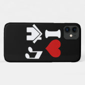 Coques Case-Mate iPhone I Love House Music (Dos (Horizontal))