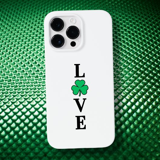 Coques Case-Mate iPhone I Love Ireland I Love Irish Shamrock Clover Simple