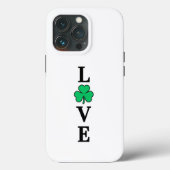Coques Case-Mate iPhone I Love Irlande I Love Irish Shamrock Clover Modern (Verso)