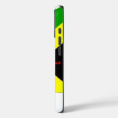Coques Case-Mate iPhone I Love Jamaica Text on Flag Art Print (Verso / Gauche)