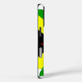 Coques Case-Mate iPhone I Love Jamaica Text on Flag Art Print (Verso / Droite)