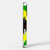 Coques Case-Mate iPhone I Love Jamaica Text on Flag Art Print (Verso / Droite)