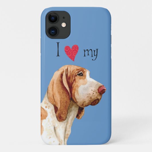Coques Case-Mate iPhone I Love my Bracco Italiano (Dos)