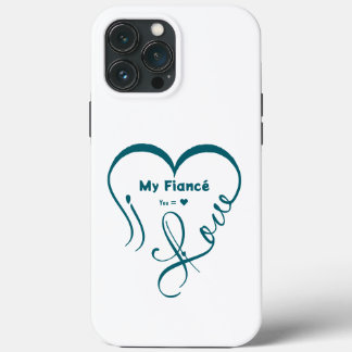 Case-Mate iPhone Case I Love My Fiancé • You = ♥ 🫳🏻💍