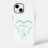Coques Case-Mate iPhone I Love My Fiancé • You = ♥ 🫳🏻💍 (Verso)