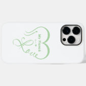 Coques Case-Mate iPhone I Love My Fiancé • You = ♥ 🫳🏻💍 (Verso (horizontal))