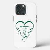 Coques Case-Mate iPhone I Love My Fiancé • You = ♥ 🫳🏻💍 (Verso)