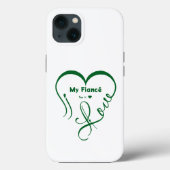 Coques Case-Mate iPhone I Love My Fiancé • You = ♥ 🫳🏻💍 (Verso)