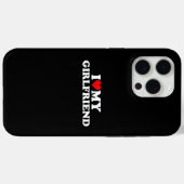 Coques Case-Mate iPhone I Love My Girlfriend 3BK1 (Verso (horizontal))