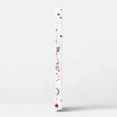 Coques Case-Mate iPhone I Love My Girlfriend Photo Coeurs rouges (Verso / Gauche)