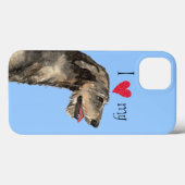 Coques Case-Mate iPhone I Love my Irish Wolfhound (Verso (horizontal))