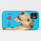 Coques Case-Mate iPhone I Love my Lakeland Terrier (Dos (Horizontal))