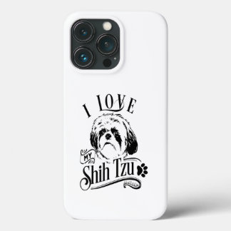 Case-Mate iPhone Case I Love My Shih Tzu I mignon animal animal animal a
