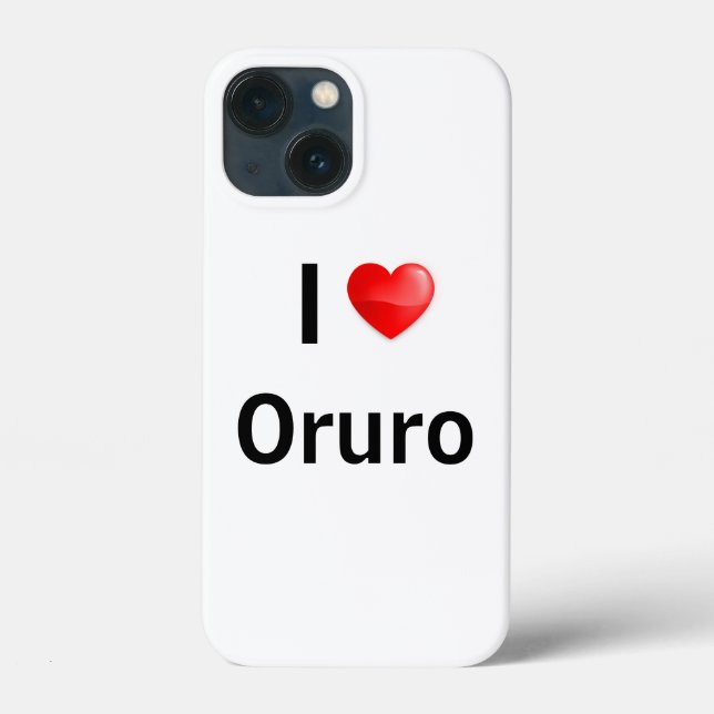 Coques Case-Mate iPhone I love oruro (Verso)