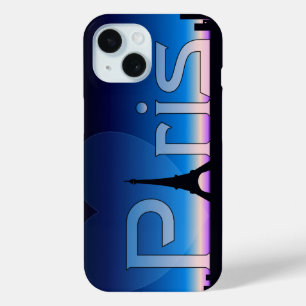 Coque Pour iPhone 15 I Love Paris