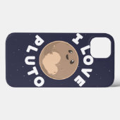 Coques Case-Mate iPhone I Love pluton (Verso (horizontal))