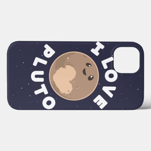 Coques Case-Mate iPhone I Love pluton (Verso (horizontal))