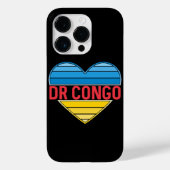 Coques Case-Mate iPhone I Love RD Congo, Congo-Kinshasa Coeur (Verso)
