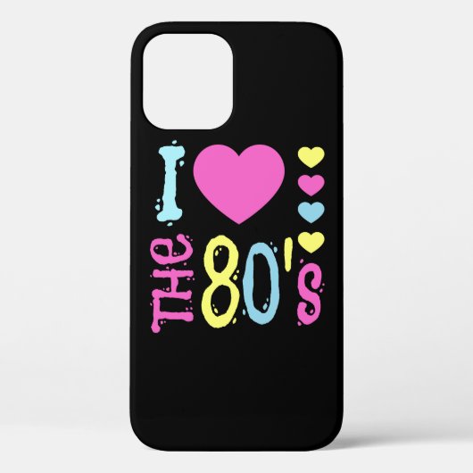 Coques Case-Mate iPhone I Love the 80s Disco Costume (Verso)