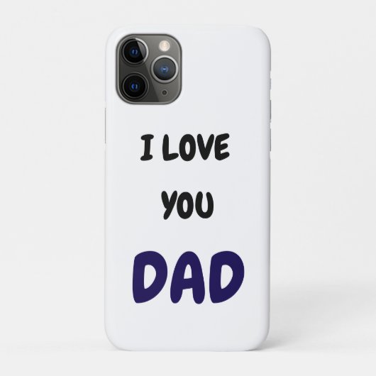 Coques Case-Mate iPhone I Love you dad Elegant and Modern (Dos)