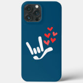 Coques Case-Mate iPhone I Love You ILY American Sign Language Taling (Verso)