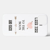 Coques Case-Mate iPhone I love you to the moon and back (Verso (horizontal))