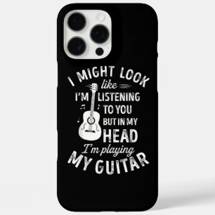 Coques iPhone 16 Pro Max I Might Look Like I'm Listening To You Funny Guita