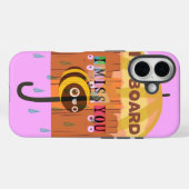 Coques Case-Mate iPhone I Miss You Funny design inspirant (Verso (horizontal))