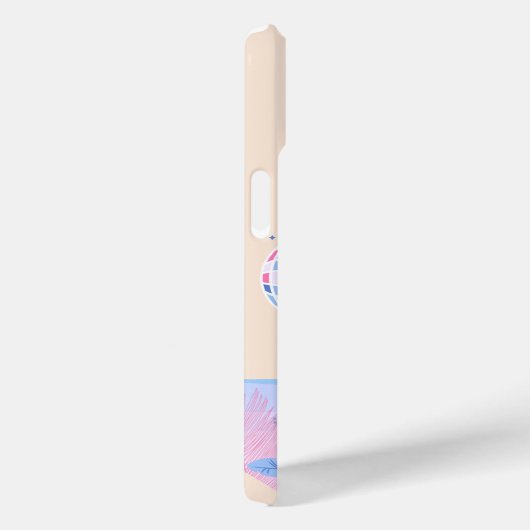 Coques Case-Mate iPhone Ibiza, Espagne, Art Voyage, Art Preppy, Rose, Past (Verso / Droite)