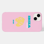 Coques Case-Mate iPhone Ibiza, Espagne Travel Art, Preppy, Rose (Verso (horizontal))