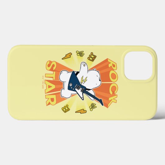 Coques Case-Mate iPhone Ice Bear - Rock Star (Verso (horizontal))