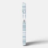 Coques Case-Mate iPhone Ice blue stripes Case-Mate iPhone case (Verso / Gauche)