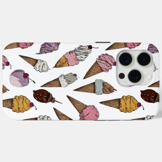 Coques Case-Mate iPhone Ice cream  (Verso (horizontal))