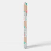 Coques Case-Mate iPhone Ice-Cream Colors Checked Personalised (Verso / Droite)