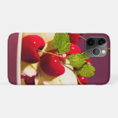 Coques Case-Mate iPhone Ice cream sundae with cherries and syrup (Dos (Horizontal))
