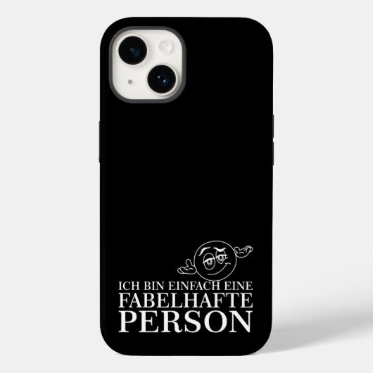 Coques Case-Mate iPhone Ich bin einfach eine fabelhafte Personne! (Verso)