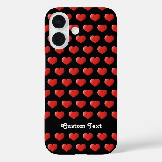 Coques Case-Mate iPhone Icône Coeur 3D (Verso)