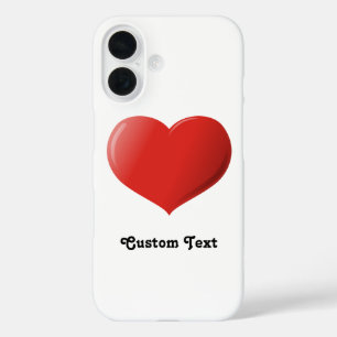 Coques iPhone 16 Icône Coeur 3D