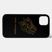 Coques Case-Mate iPhone Icône de la maison Targaryen (Verso (horizontal))