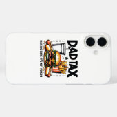 Coques Case-Mate iPhone Icône de nourriture de papa minime (Verso (horizontal))